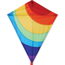 Radient Rainbow Diamond Kite Single Line Kites Premier Kites - Great Canadian Kite Company