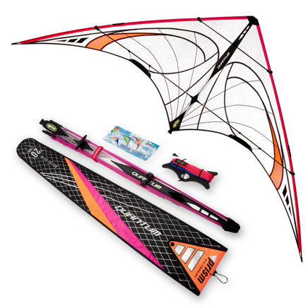 Quantum 2.0 Sport Kite - Mylar Special Edition Beginner Stunt Kite Prism Kites - Great Canadian Kite Company